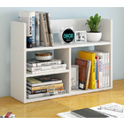 Melody Desk Hutch Storage Shelf Unit Organiser with Drawer (White)