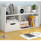 Sublime Large Desk Hutch Storage Shelf Unit Organizer (White)