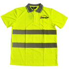 Dshop HI VIS Shirt Reflective Polo Safety Workwear