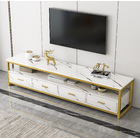 Synergy Luxury Marble Look TV Cabinet (White)