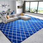 XL Extra Large Blue Diamond Rug Carpet Mat (200 x 300)