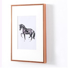 A3 Wooden Picture Photo Art Frame (Rose Gold)