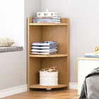 Inspire 2 Tier Stylish Wooden Corner Shelf Unit (Oak)
