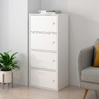 4-Tier Cascade Organizer Cabinet Chest of Drawers (White)