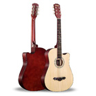 38" Natural Wood Acoustic Guitar 