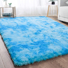 Deluxe XL Blue Oasis Soft Shag Rug (200 x 300)
