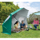 Large Canopy Camping Beach Sports Events Sun & Rain Umbrella (Green)
