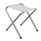 Portable Indoor Outdoor Camping Folding Stool (White)