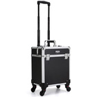 Deluxe Professional Beauty Makeup Cosmetic Suitcase Travel Organizer Luggage