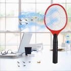 Electric Bug Zapper Fly Swatter Zap Mosquito Insect Killer Handheld Racket (Red)