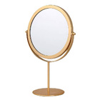 360-degree Rotating Dressing Makeup Vanity Cosmetic Tabletop Mirror (Gold)