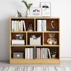 7 Shelving Melodic Bookshelf Display Cabinet Bookcase Shelf Organiser (Oak)