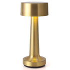 Luxe Designer LED Table Lamp Cordless Touch Sensor Night Light (Gold)