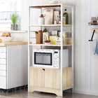 4-Level Arena Organizer Kitchen Storage Cabinet Shelf (White Oak)