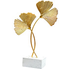 Ginkgo Leaves Ornament Sculpture Décor Home Office Decoration