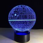 3D Planet Death Star War LED Colour-Changing Night Light Lamp