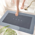 Super Absorbent Floor Bath Door Mat Non-Slip Rug Doormat (Blue Grey)