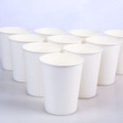 50 X White Paper Eco-Friendly Food-Grade Beverage Drinking Cups