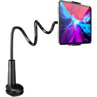 100cm Universal 360° Flexi Clip Tablet Phone Holder Bed Desk Mount iPad Kindle Mobile Lazy Stand - Black