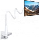 100cm Universal 360° Flexi Clip Tablet Phone Holder Bed Desk Mount iPad Kindle Mobile Lazy Stand - White