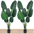 2 X 120cm Bird of Paradise Artificial Potted Plant Tree In Pot