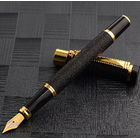 Classic Designer Dragon Metal Ink Fountain Pen (Black Frosted)