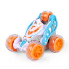 5 Wheels RC Extreme Twist Mist Mini Remote Control Stunt Car (Blue & Orange)