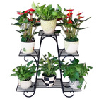 6-tier Metal Plant Stand Shelf Display Rack Flower Pot Holder Garden Storage Organizer