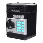 Automatic Safe Electronic Piggy Bank ATM Money Box (Black)