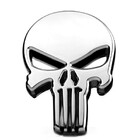 3D Skull Badge Chrome Emblem Car Sticker Auto Sticker