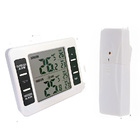 Wireless Digital Refrigerator Freezer Thermometer Remote Sensor Alarm
