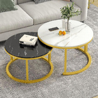 Synergy 2 In 1 Lush Marble Look Designer Coffee Table