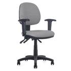 Advanced Premium Heavy Duty 3-Lever Fully Ergonomic Commercial Office Task Chair (Grey)