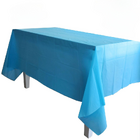 Disposable Tablecloth Large Rectangle Party Table Cloth Cover (Blue)