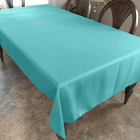 Disposable Tablecloth Large Rectangle Party Table Cloth Cover (Mint Green)