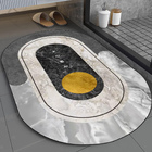Super Absorbent Floor Bath Door Mat Non-Slip Rug Doormat (50 x 80)