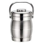 1.6L Stainless Steel Vacuum Insulated Portable Thermos Food Jar Lunchbox Containers