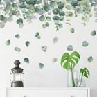 Fresh Leaves Eucalyptus Tree Vine Plants Wall Stickers Decal DIY Decor Mural Art Room Decoration
