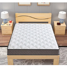 Supreme Comfort Innerspring Mattress + Wooden Bed Base Frame - Queen