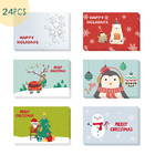 24 x Unique Assorted Designs Christmas Cards