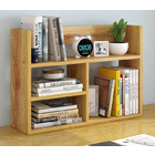 Melody Desk Hutch Storage Shelf Unit Organiser (Oak)