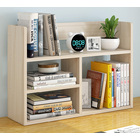 Melody Desk Hutch Storage Shelf Unit Organiser (White Oak)