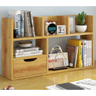 Sublime Large Desk Hutch Storage Shelf Unit Organizer (Oak)