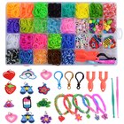 1500 PC Rainbow Loom Rubber Bands and Various Accessories Kit DIY Craft 