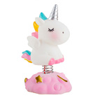 Adorable Unicorn Toy with Spring and Light